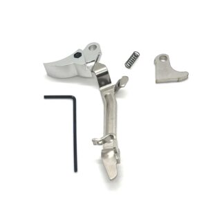 ⚡ New: Georgia GLOCK FRT V2 6061 ALUMINUM TRIGGER BAR KIT, SILVER CURVE, GEN 1 2 3 4, 9mm, .40, .357