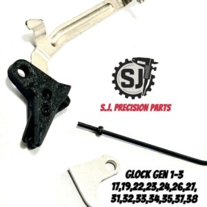 Alternative view of ⚡ New: Georgia GLOCK FRT POLYMER V3 BAR GEN 1 2 3 with Safety and Curved Steel Trip for 17 19 22 26 27